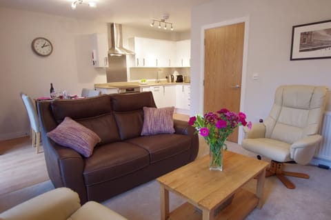 Open plan living area