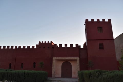 Riad entrance, at sun set