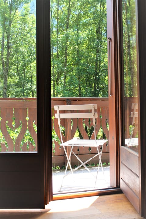 Looking out to the balcony on a summer's day