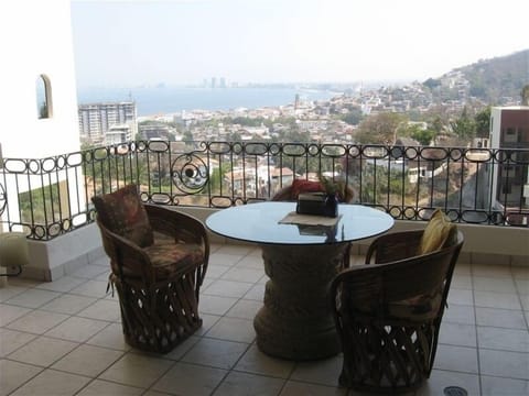 Panoramic view from balcony