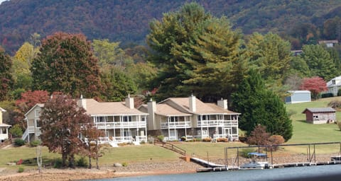 Downtown Hiawassee is a short walk from the Mountain Lake Vista complex.