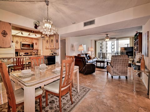 Spacious living dining area.