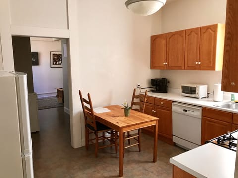 Kitchen from Bedroom. Livingroom down the hall.