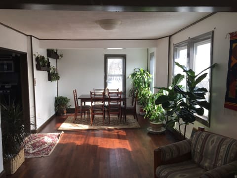Open Concept living and dining room