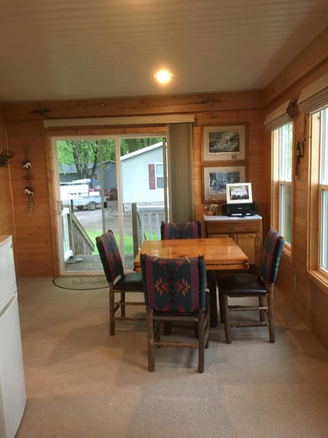 Porch with extra seating.