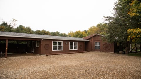 View from West showing carport