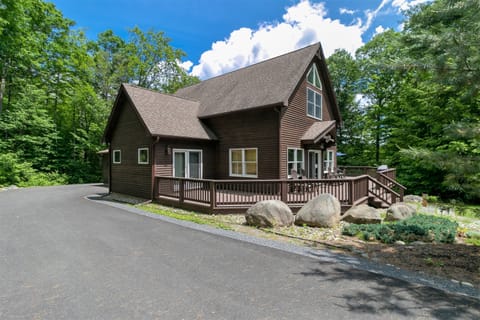 A view from the driveway.