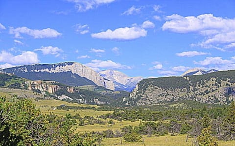 Our million dollar view of the South Fork Teton River Canyon from our House.