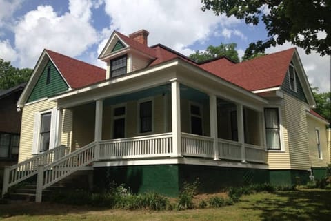 This is our house! Your apartment is the entire upstairs.
