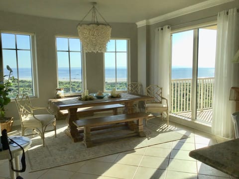 Ocean view & east porch.