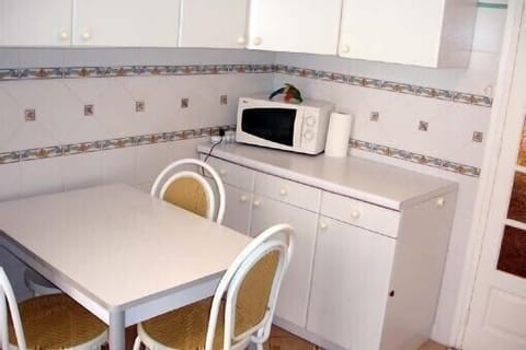 View of the dining area of the kitchen