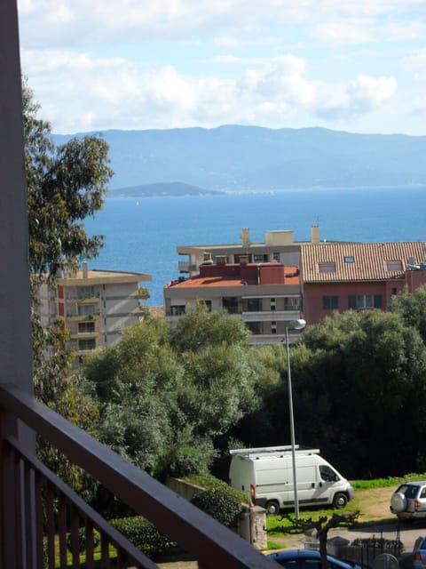 Sea view with trees on the kitchen's side