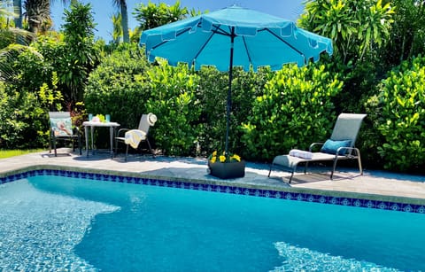 Backyard private oasis to enjoy.