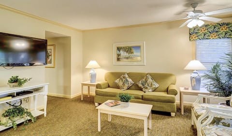 Wake up refreshed in a peaceful room with warm, sunny light.