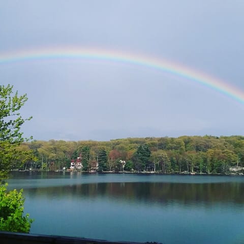 Rainbow on the Lake