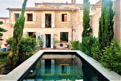 House from the pool