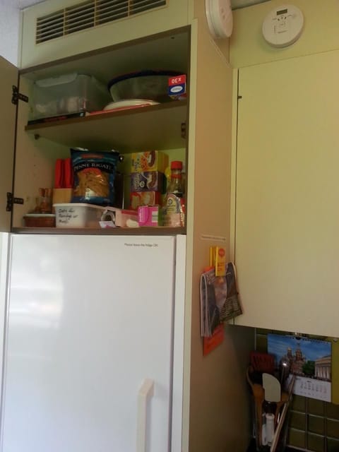 Smoke & CO detectors & cereal cupboard