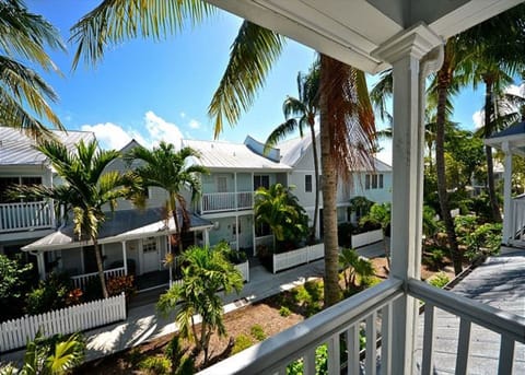 Truman Annex 2nd floor Shipyard Condo with 2 balconies & great views!