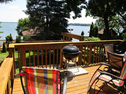 deck view of lake