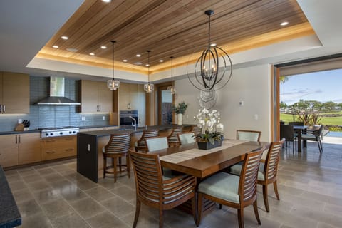 Indoor Dining Area and Kitchen 