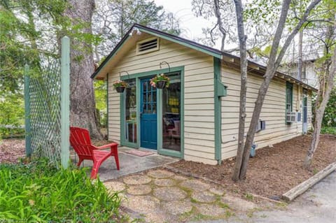 Cottage before additional privacy fencing was added