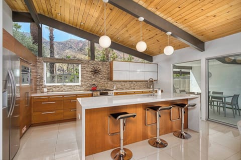 Enjoy the kitchen with the mountain views