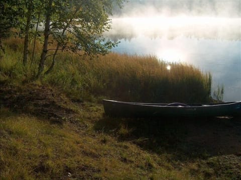 Silver lake at sunrise