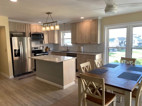 Newly renovated, light and bright kitchen.