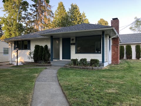 Fully fenced yard with ample parking