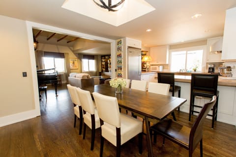 Dining with Living and Kitchen background