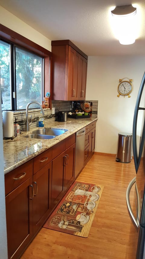 Galley type full size kitchen