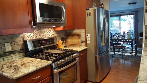 LG suite appliances with 3 door fridge