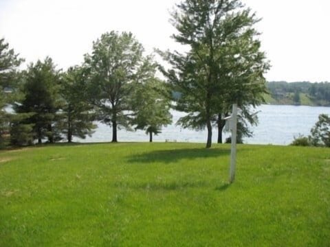 Huge level lot with shade trees