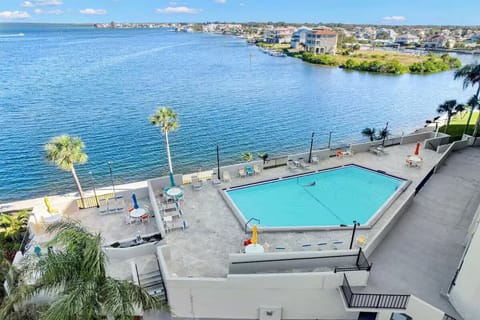 Heated pool on the Gulf