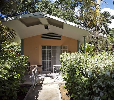 Your own private entrance and patio where you can relax with a refreshing drink.