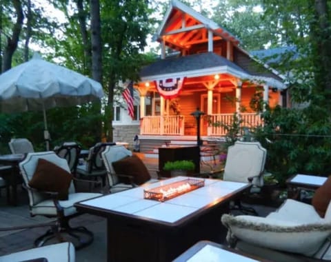 Front Hilltop Porch and Patio
