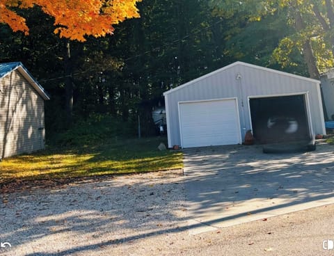 Parking for six cars, located across the street from the cottage.