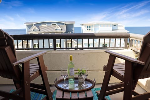 Imagine sitting on the balcony, sipping on your favorite beverage, and watching the dolphins play.