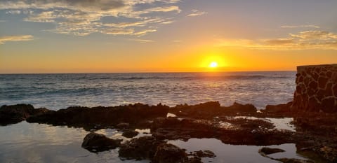 Amazing sunset at Turtle beach only few minute walk from our Ohana home.