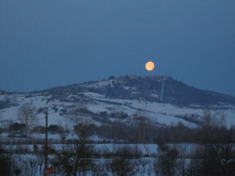 winter view from upstairs bedroom