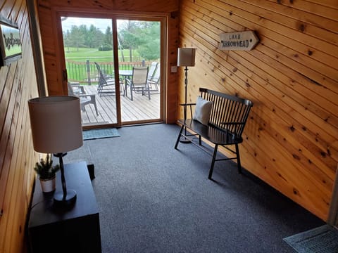 Breezeway serves as the main entrance and access to the patio.