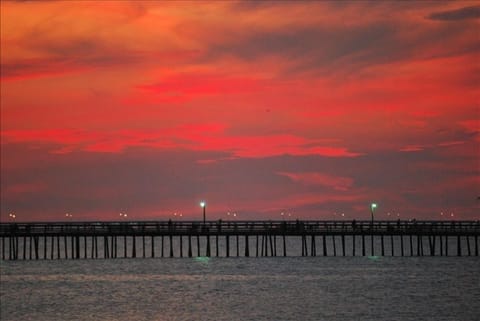evening sunset from deck