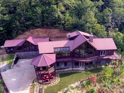 7000+ square feet of lodge and pool house, including two story gazebo.  