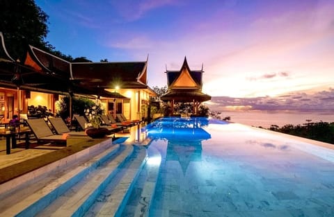 Pool and Sunset