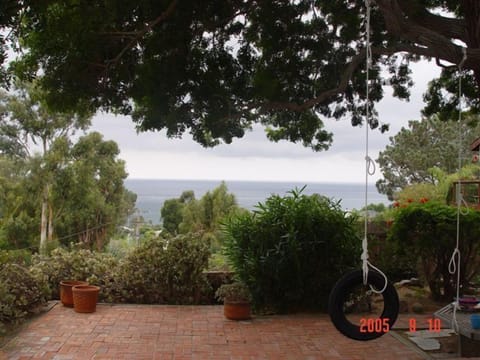 Take in the ocean while you relax on the backyard patio