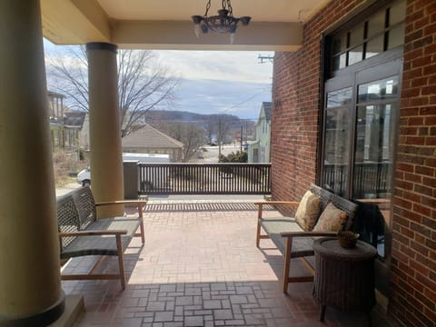 Spacious Front Porch is a great place to linger