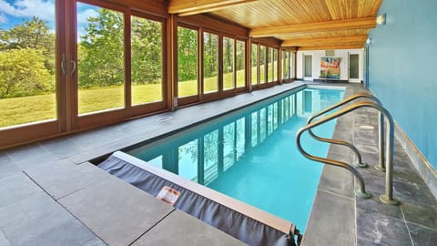 Wonderful indoor saltwater lap pool