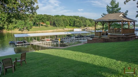 View of Water and Boat Docks at Candlewyck Cove Resort