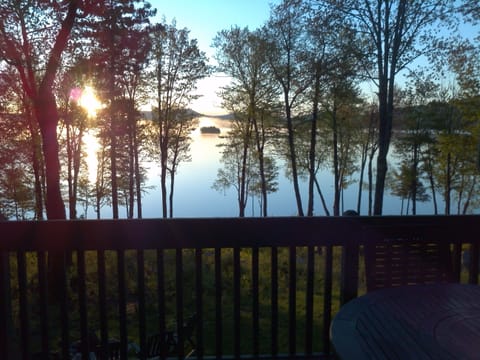 Sunrise from the deck