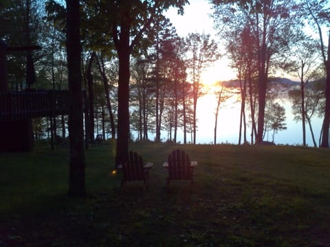 Front Lawn at sunrise